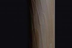  Costantini Design Handcrafted of Wood Shavings Floor Lamp by Theophane Ingold Shavings Column - 4639414