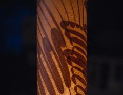  Costantini Design Handcrafted of Wood Shavings Floor Lamp by Theophane Ingold Shavings Totem - 4639427
