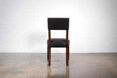  Costantini Design High Back Dining Chair in Wood and Black Fabric by Costantini Luca In Stock - 4704343