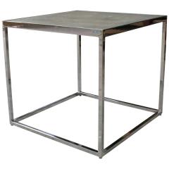  Costantini Design Jesse Polished Steel and Concrete Side Table from Costantini - 1572179