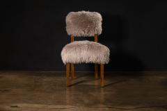  Costantini Design Luca High back Dining Chair from Costantini in Argentine Rosewood and Sheepskin - 2950346