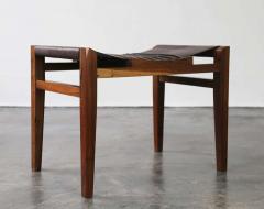  Costantini Design Luzio Slung Leather Stool in Argentine Rosewood with Leather Cording - 1580422