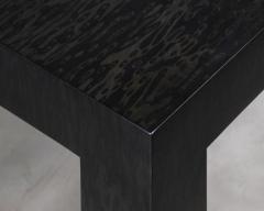  Costantini Design Minimal Console Table with Bronze Sabots in Black Maple Wood by Costantini Dino - 2647401