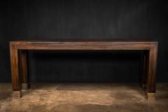  Costantini Design Modern Argentine Rosewood Console Table with Bronze Sabots by Costantini Dino - 3458354