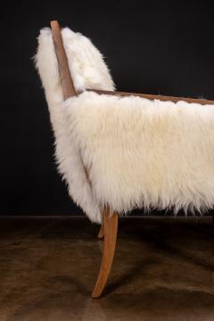  Costantini Design Modern Argentine Wood and Sheepskin Lounge Chair by Costantini Ovino In Stock - 4632252