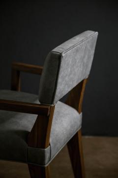  Costantini Design Modern Arm Chair in Argentine Exotic Wood and Leather by Costantini Bruno - 2341798