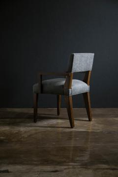 Costantini Design Modern Arm Chair in Argentine Exotic Wood and Leather by Costantini Bruno - 2341799