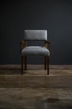  Costantini Design Modern Arm Chair in Argentine Exotic Wood and Leather by Costantini Bruno - 2341801