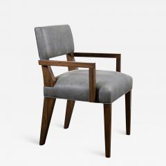  Costantini Design Modern Arm Chair in Argentine Exotic Wood and Leather by Costantini Bruno - 2343453