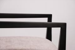  Costantini Design Modern Armchair with Caned Back in Ebonized Wood by Costantini Recoleta - 3023363