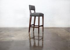  Costantini Design Modern Bar Stool in Argentine Exotic Wood and Fabric from Costantini Bruno - 2002333
