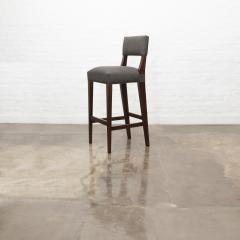  Costantini Design Modern Bar Stool in Argentine Exotic Wood and Fabric from Costantini Bruno - 2002337