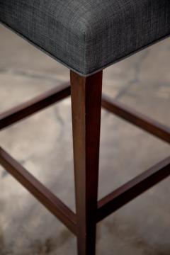  Costantini Design Modern Bar Stool in Argentine Exotic Wood and Fabric from Costantini Bruno - 2002384