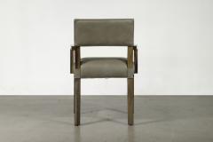  Costantini Design Modern COM Arm Chair in Argentine Exotic Wood and Leather by Costantini Bruno - 4052144