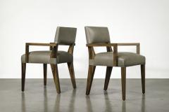  Costantini Design Modern COM Arm Chair in Argentine Exotic Wood and Leather by Costantini Bruno - 4052147