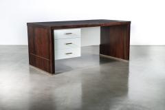  Costantini Design Modern Desk with Drawers in Argentine Rosewood Bronze from Costantini Lorenzo - 3105777