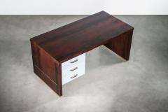  Costantini Design Modern Desk with Drawers in Argentine Rosewood Bronze from Costantini Lorenzo - 3105778