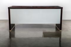  Costantini Design Modern Desk with Drawers in Argentine Rosewood Bronze from Costantini Lorenzo - 3105779