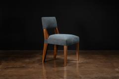  Costantini Design Modern Dining Chair in Argentine Exotic Wood and Fabric by Costantini Bruno - 4662248