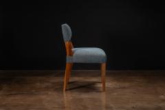  Costantini Design Modern Dining Chair in Argentine Exotic Wood and Fabric by Costantini Bruno - 4662323