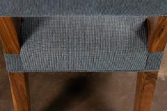  Costantini Design Modern Dining Chair in Argentine Exotic Wood and Fabric by Costantini Bruno - 4662327
