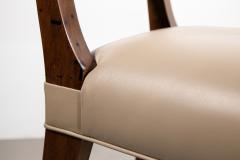  Costantini Design Modern Dining Chair in Exotic Wood and Leather by Costantini Bruno In Stock - 2145453