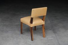  Costantini Design Modern Dining Chair in Exotic Wood and Leather by Costantini Bruno In Stock - 3553592