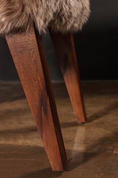  Costantini Design Modern Dining Chair in Exotic Wood and Sheepskin from Costantini Bruno Ovino - 2950336