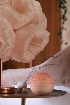  Costantini Design Modern Fabric Hand Painted Table Lamp Anemone by Studio Mirei In Stock - 2026740