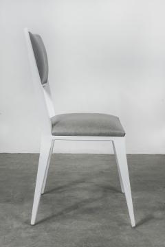  Costantini Design Modern Hand Welded Metal Frame and Leather Dining Chair Rodelio Bianco - 1905591