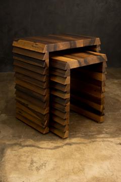  Costantini Design Modern Nesting Tables in Argentine Rosewood by Costantini Dorena In Stock - 3682084