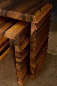  Costantini Design Modern Nesting Tables in Argentine Rosewood by Costantini Dorena In Stock - 3682085