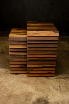  Costantini Design Modern Nesting Tables in Argentine Rosewood by Costantini Dorena In Stock - 3682088