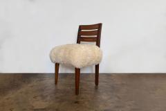  Costantini Design Modern Side Chair in Exotic Wood and Sheepskin from Costantini Renzo Ovino - 4193975
