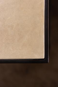  Costantini Design Modern Side Table in Metal and Parchment by Costantini Marcello - 4605412