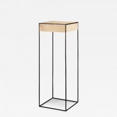  Costantini Design Modern Side Table in Metal and Parchment by Costantini Marcello - 4605961