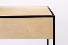  Costantini Design Modern Side Table in Metal and Parchment by Costantini Marcello in Stock - 4690000