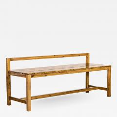  Costantini Design Modern Solid Exotic Wood Outdoor Bench from Costantini Serrano In Stock  - 2144607