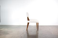  Costantini Design Modern Upholstered Dining Chair in Exotic Wood by Costantini Bruno In Stock - 3553953