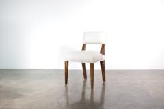  Costantini Design Modern Upholstered Dining Chair in Exotic Wood by Costantini Bruno In Stock - 3553954