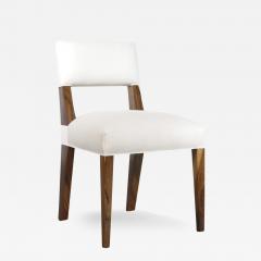  Costantini Design Modern Upholstered Dining Chair in Exotic Wood by Costantini Bruno In Stock - 3560417