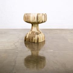  Costantini Design One of a Kind Hand Carved Solid Wood Side Table by Costantini In Stock - 2218789