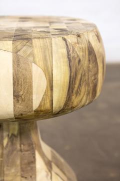  Costantini Design One of a Kind Hand Carved Solid Wood Side Table by Costantini In Stock - 2218804