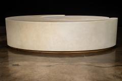  Costantini Design Parchment Modern Sculptural Nesting Coffee Tables x Costantini Cadenza In Stock - 4134277