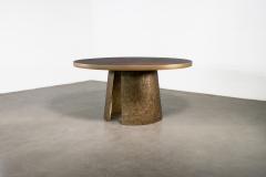  Costantini Design Patinated Bronze Table and South American Oak Top by Costantini Marco - 4490830