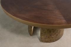  Costantini Design Patinated Bronze Table and South American Oak Top by Costantini Marco - 4490839