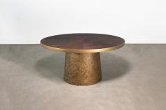  Costantini Design Patinated Bronze Table and South American Oak Top by Costantini Marco - 4490868