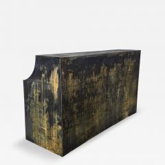  Costantini Design Patinated Metal Reception Bar with Bronze Undertones by Costantini Monolito - 4679198