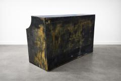  Costantini Design Patinated Metal Reception Bar with Bronze Undertones by Costantini Monolito - 4676219