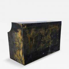  Costantini Design Patinated Metal Reception Bar with Bronze Undertones by Costantini Monolito - 4679199